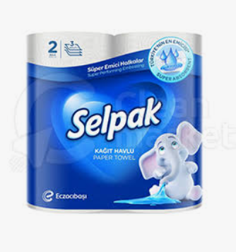 Selpak Essuie-Tout Maxi Super Absorbant 3 Plis – 2 Rouleaux