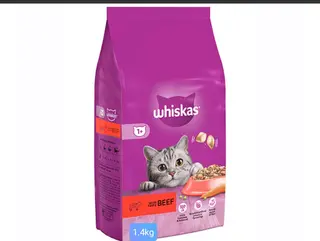 Whiskas, boeuf, adult,1.4kg