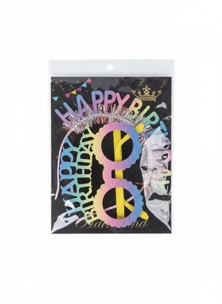 Lunette anniversaire + bandeau Multicolore
