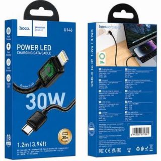 USB კაბელი-HOCO U146 Type-C to lightning (IP) 1.2M