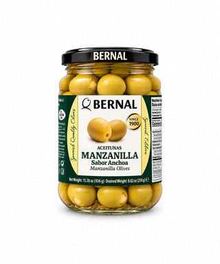 Oliwki Manzanilla o smaku anchois Bernal 436 g