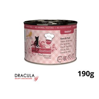 Catz Finefood Ragout N.603 - gęś z indykiem 190g
