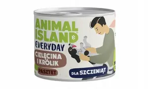 Animal Island Everyday Veal & Rabbit – karma dla szczeniąt, 185 g