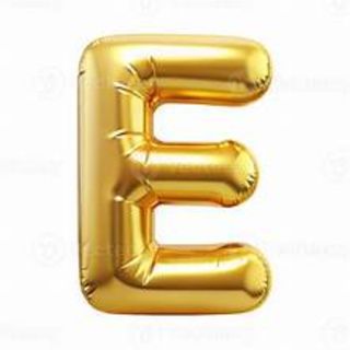 Ballon lettre E GOLD - Décoration Anniversaire