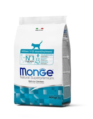 MONGE Natural Superpremium Chicken Kitten Food, 1.5kg