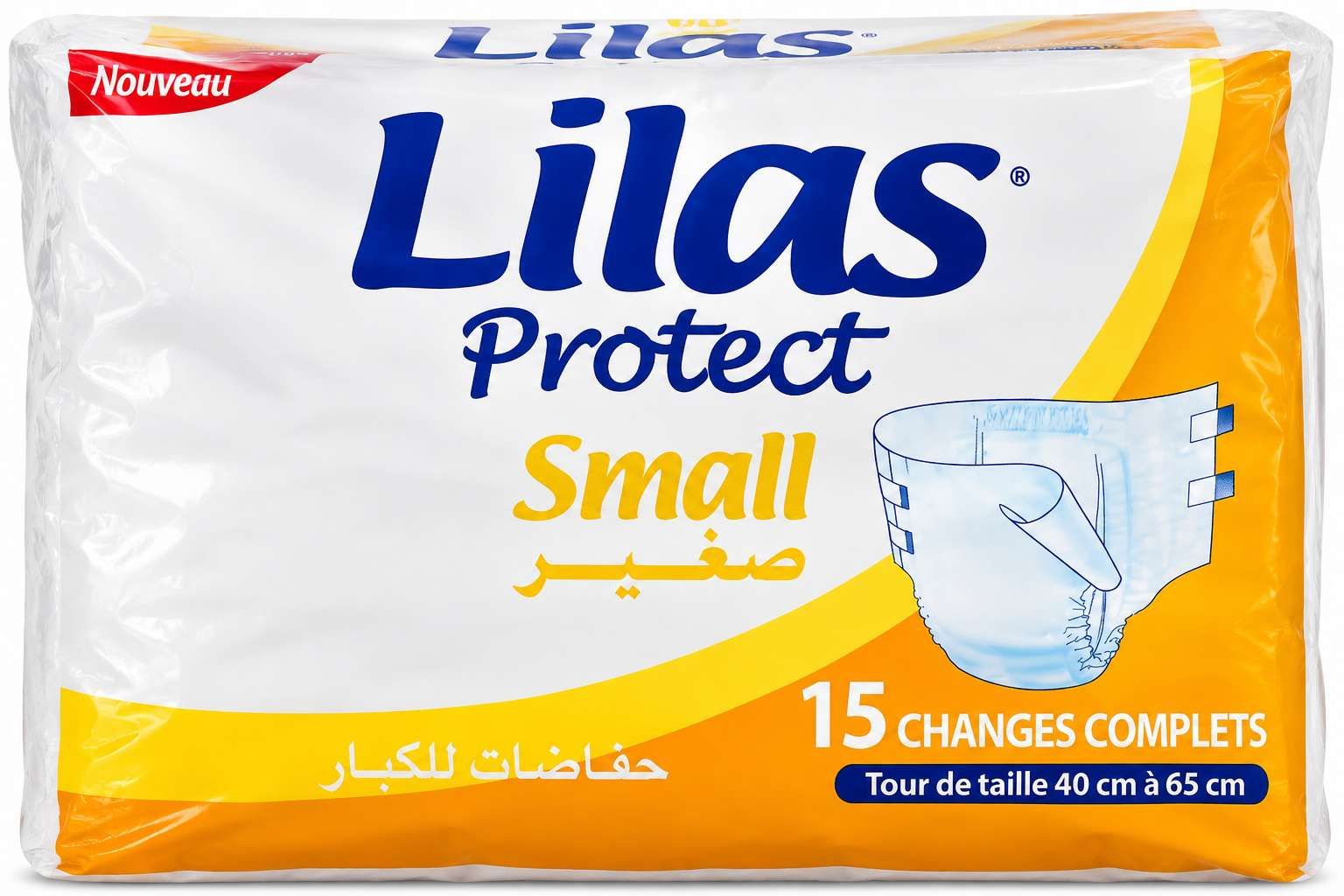 Lilas Protect Couches Adultes Taille Small – 15 Changes Complets