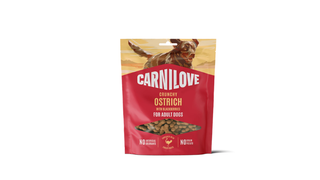 Carnilove Przekąska dla psów, struś i jeżyny, 200 g