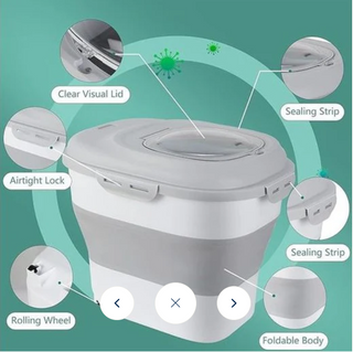 CONTNEUR POUR CROQUETTE 25L PLIABLE