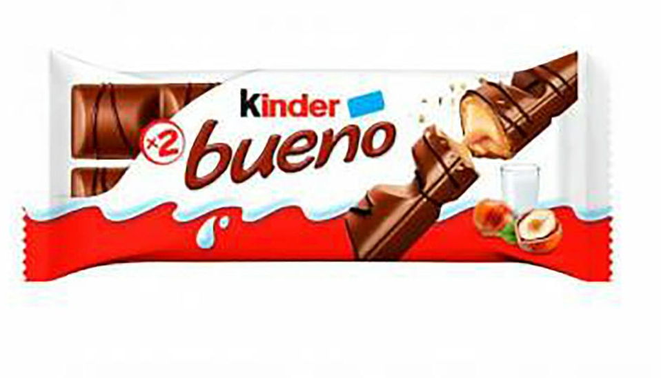 Kinder Bueno Barre Chocolatée – 2 x 21,5 g (43 g)