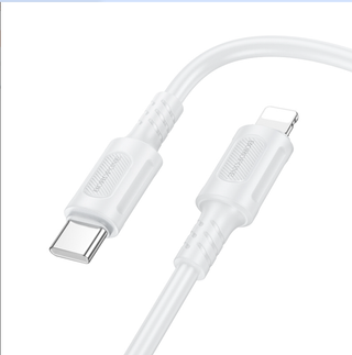 Borofone BX111 Cable Type C to Lightning  PD 27W Pour iPhone,iPad 1M Blanc