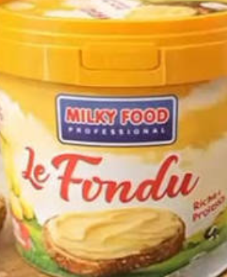 Milky Food Le Fondu Goût Cheddar – 1 kg