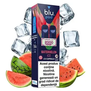 Capsule Blu Bar Watermelon Ice 20MG (2 capsule)