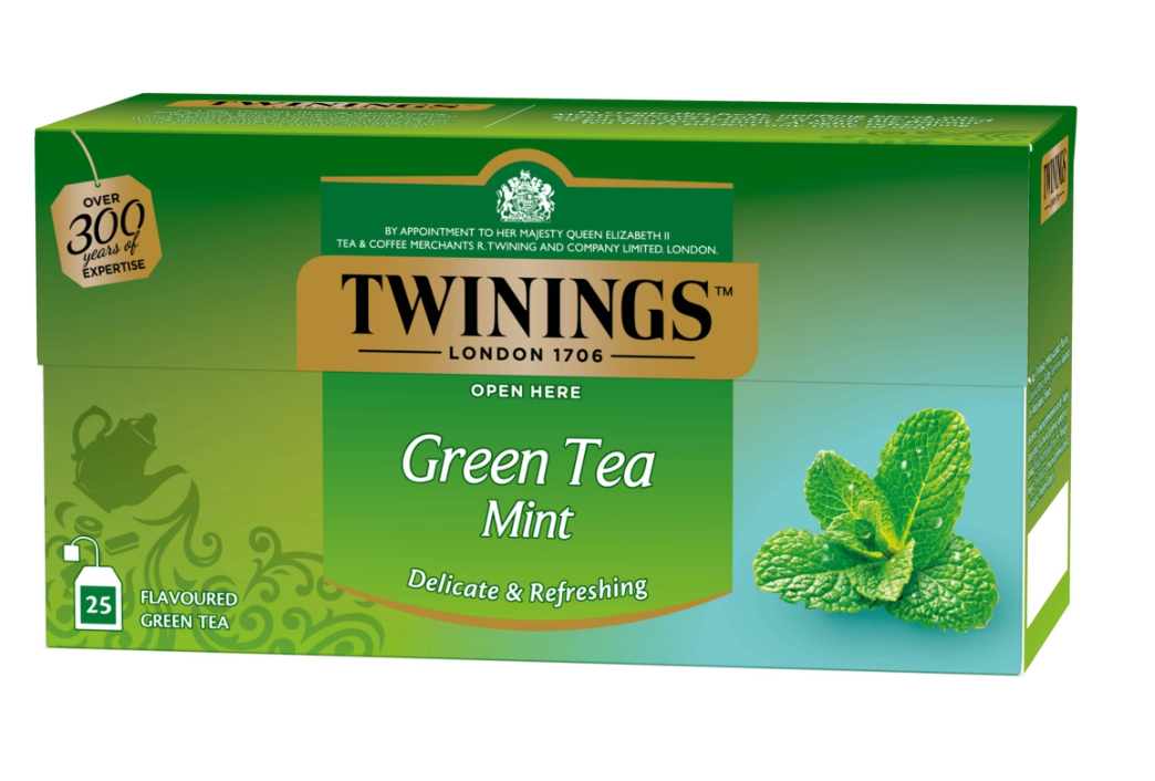 Twinings Thé Vert Menthe – 25 Sachets