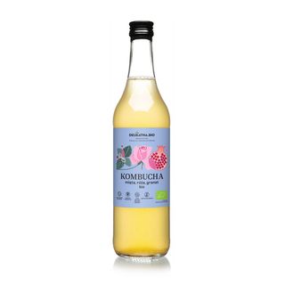Kombucha BIO Mięta, Róża i Granat – Delikatna.BIO 500 ml
