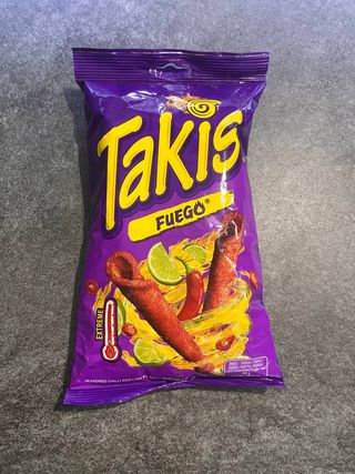 Кукурудзяні трубочки "Takis" чилі-лайм 100г