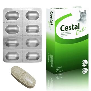 CESTAL: 1 szt. tabletka odrobaczająca dla kota (1 szt. = 4kg kota)
