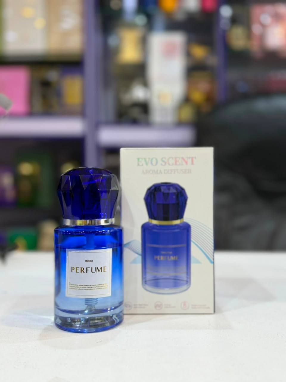 EVO SCENT Blue Aroma Diffuser Perfume