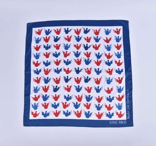 აბრეშუმის შარფი - ფერადი ანგელოზები