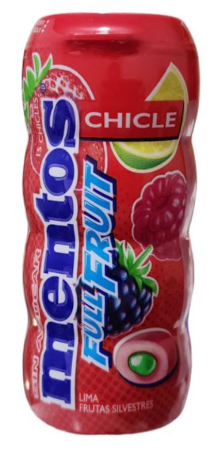 Mentos Full Fruit Chewing-Gum Sans Sucre – Flacon
