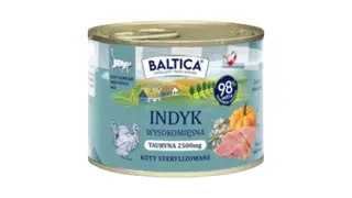 BALTICA Kot dorosły Indyk 185g MONO