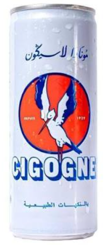 Cigogne Boisson Gazeuse aux Arômes Naturels – Canette 25 cl