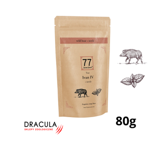 77 Seven Seven Ivan IV+ Mini Crispy Bites z dzika z pokrzywą 80g