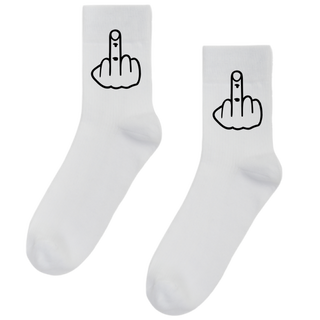 Șosete cu inscripția „Fuck”