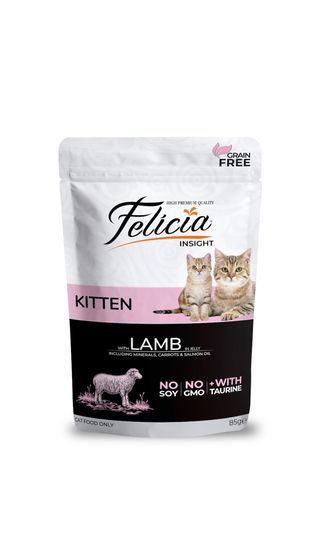 FELICIA Kitten, Miel, plic hrană umedă fără cereale pisici junior, (în aspic), 85g