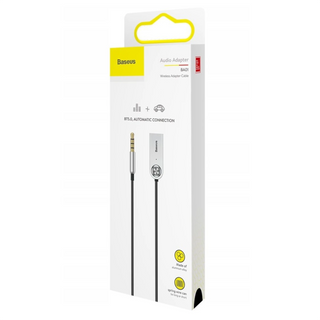 Baseus Adaptateur audio Bluetooth 5.0/ BA01 avec câble récepteur AUX jack noir-CABA01-01