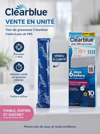 Test de grossesse à détection précoce Clearblue
