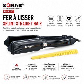 Lisseur Professionnel SONAR SN-837T