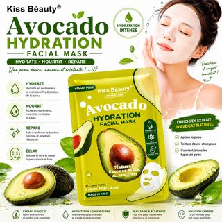 Avocado Hydration – Masque Visage Hydratant & Nourrissant
