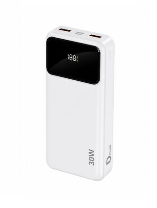 Power Bank 20000mAh avec charge rapide 30W Type-C Output noir