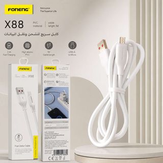 Câble de Charge Rapide Micro-USB Foneng X88, 1 m