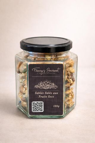 Sablés Salés aux Fruits Secs