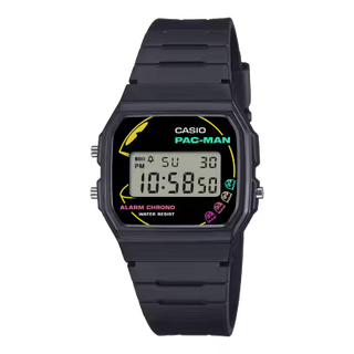 CASIO PAC-MAN F-91WPC-1ADR Black Watch