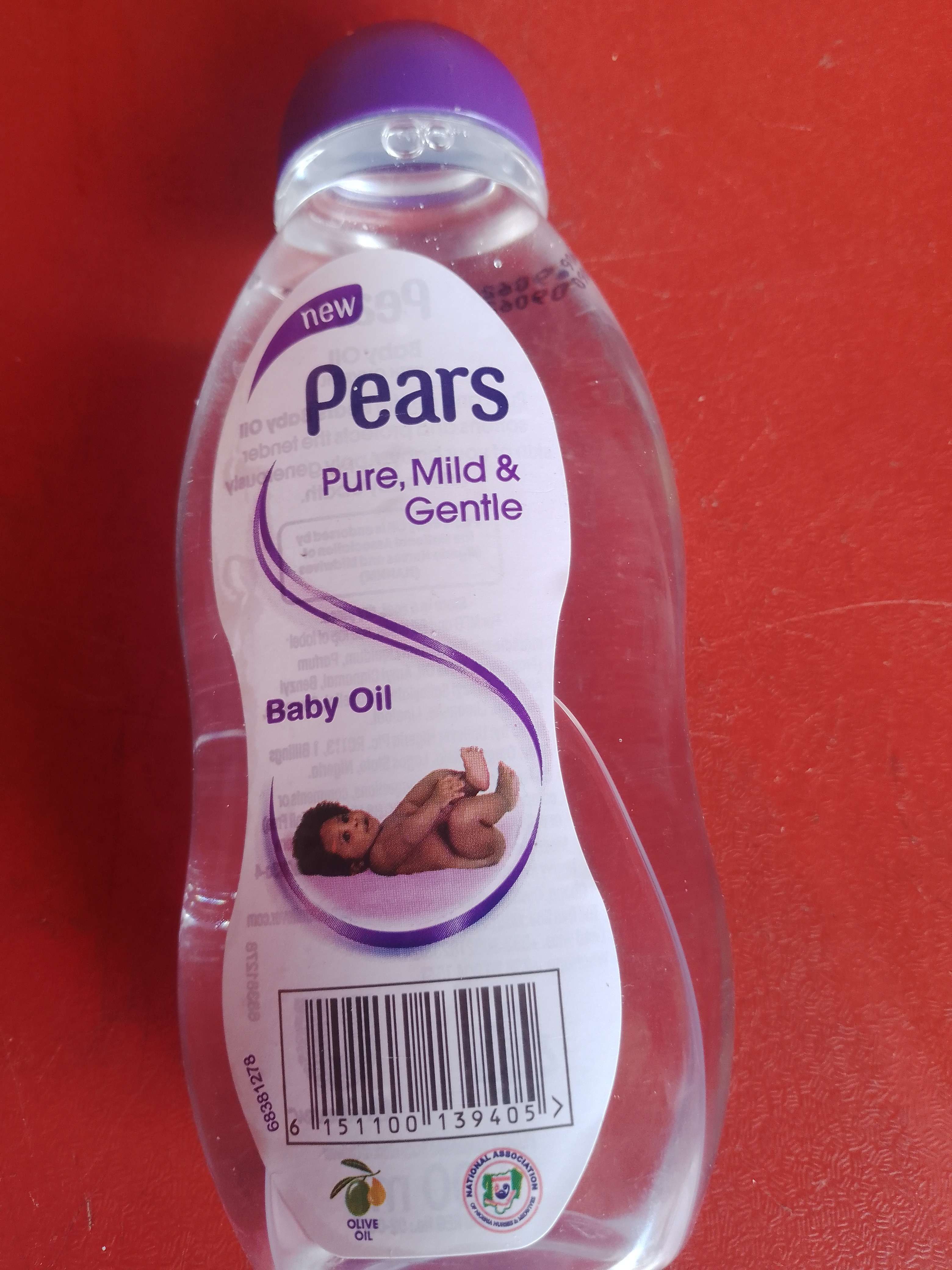 Pears Pure Mild Gentle Baby Oil