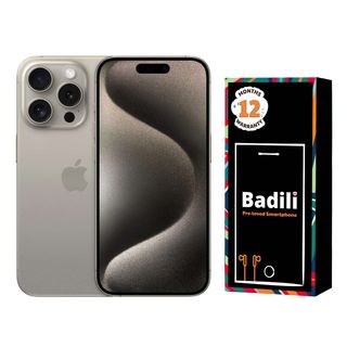 Apple iPhone 15 Pro Max Refurbished, Natural Titanium