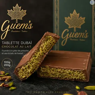 Tablette Chocolat Dubai 100 gr
