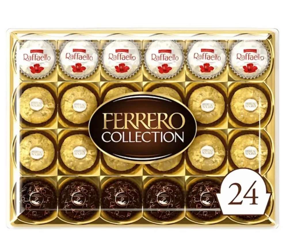 Ferrero Collection Assortiment Rocher, Rondnoir et Raffaello – 24 Pièces
