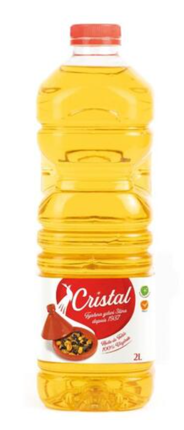 Cristal Huile de Table 100 % Végétale – 2 L
