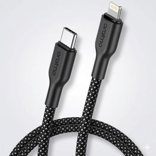 Câble tressé Oraimo USB-C vers Lightning 1 m
