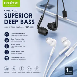 Écouteur Filaire Oraimo CONCH 2C OEP-320C Type-C