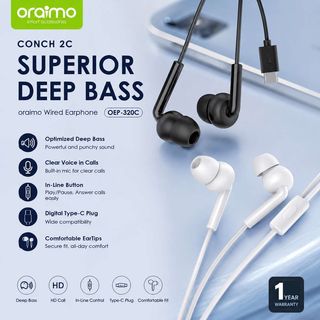 Écouteur Filaire Oraimo CONCH 2C OEP-320C Type-C
