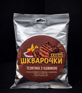 Шкварочки хлібні зі смаком Телятини 60 г