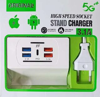 High speed socket stand charger 3.1A 00634