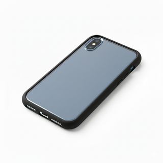 Coque iPhone X/XS Transparente avec Bordures Noires – Protection Antichoc