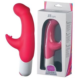 Vibrador Doble rosa Silicona