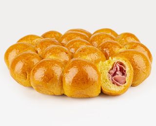 Danubio salato con prosciutto e formaggio artigianale