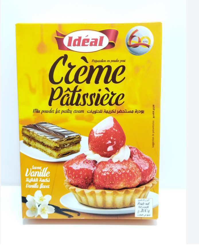 Idéal Préparation pour Crème Pâtissière Saveur Vanille – 600 g